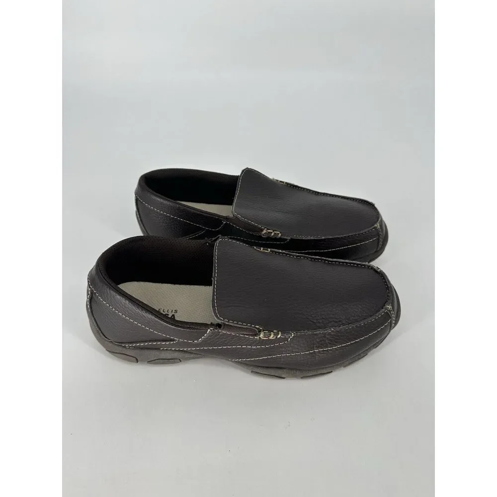 Perry Ellis America Prepp Loafer Brown Leather‎ Fashion Loafers Mens Size 6